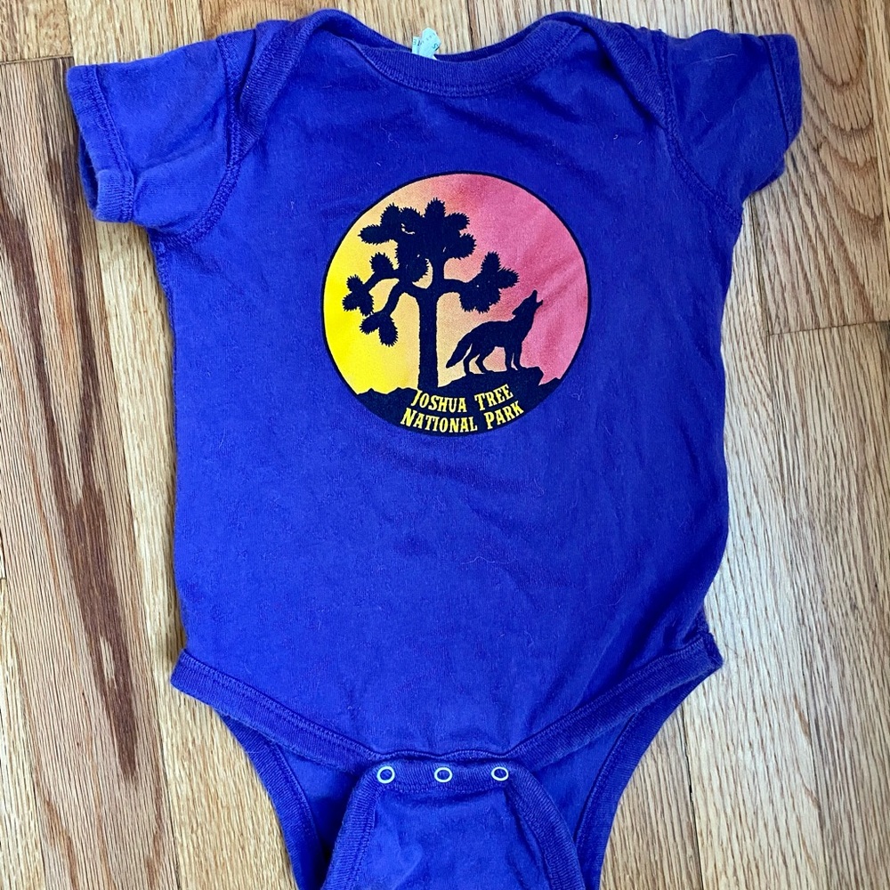 Vintage Joshua Tree National Park bodysuit/onesie